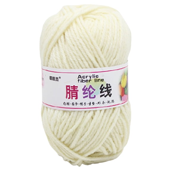 Milk Cotton Yarn for Crocheting, Baby Yarn for Crocheting Soft, Fuzzy 4 Ply Cotton Crochet Amigurumi Yarn for Puzzle/Clothes&Crafts