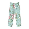 thumbnail image 4 of Xecao Vintage Floral Men's Straight Lounge Pajama Pants: The Ultimate in Comfortable Sleepwear, 4 of 9