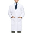 thumbnail image 1 of NY Threads Professional Lab Coat for Men Long Sleeve Poly Cotton Medical Coat 1 Pack, Medium, White, 1 of 4