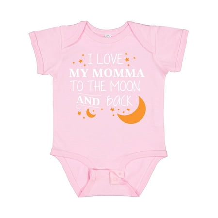 

Inktastic I Love My Momma to the Moon and Back Gift Baby Boy or Baby Girl Bodysuit