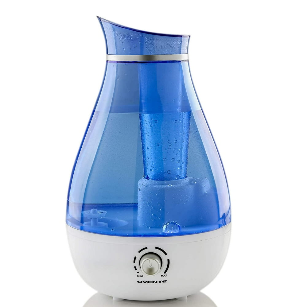 Ovente Ultrasonic Quiet Cool Air Mist Machine with 2.5 Liter EasyFill