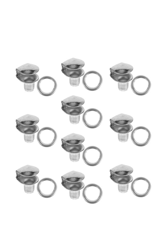 10pcs Vintage Boot Rivets Shoe Buckles Metal Outdoor Use Classic Design for Men Women