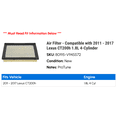 thumbnail image 2 of Air Filter - Compatible with 2011 - 2017 CT200h 1.8L 4-Cylinder 2012 2013 2014 2015 2016, 2 of 2