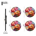thumbnail image 2 of Wall Clock Silent Non-Ticking Battery Operated Modern Wall Clocks Decorative for Bathroom Kitchen-Floral Oil Painting Flowers Design(10inch), 2 of 4