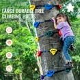thumbnail image 2 of KFFKFF Ninja Tree Climbing Set, Includes 20 Climbing Grips & 6 Secure Ratchet Straps, Diverse Shapes & Colors, Ideal for Children & Adults Outdoor Obstacle Courses, 2 of 9