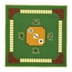 thumbnail image 2 of Mantel Mahjong Accessories Mahjongg Mat Antideslizante 78x78cm Mantel Cuadrado Verde, 2 of 9