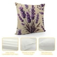 thumbnail image 4 of QZHH Spring Pillow Covers, Spring Lavender Decor Farmhouse Throw Pillows Outdoor Decorative Purple Cushion Case Spring Decorations for Home Couch Sofa, 4 of 5