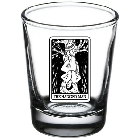 GIFTS INFINITY Tarot Card - 24 Major Arcana Cards Available 1.5oz Shot Glasses (The Hanged Man)