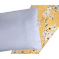 thumbnail image 6 of STP Goods Bahar Cherry Blossom Cotton Duvet Cover Set of 3 in Yellow Queen, 6 of 11