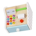 thumbnail image 3 of 1 Set Children Simulated Wooden Cash Register Tool Table Play Educational Toy, 3 of 8