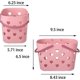 thumbnail image 4 of Shower Caddy Basket Tote, Plastic Storage Basket with Handles Portable Bath Organizer, 4 of 4