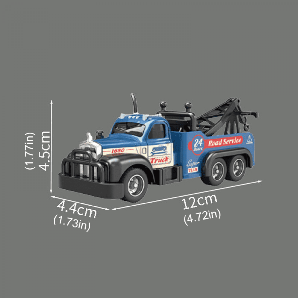 1:64 Scale Mini Alloy Truck RC Car with Lights  2.4Ghz Remote and App Control Toy Car Birthday Christmas Gifts for Kids-Red
