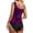 B, variant on Women's Vest Style Tankini Two Piece One Shoulder Suit Tight Tankini Top with Briefs Summer Beach B L