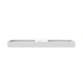 thumbnail image 4 of Juniper 60" Solid Surface Stone Double Basin Bathroom Sink in White Marble, 4 of 6