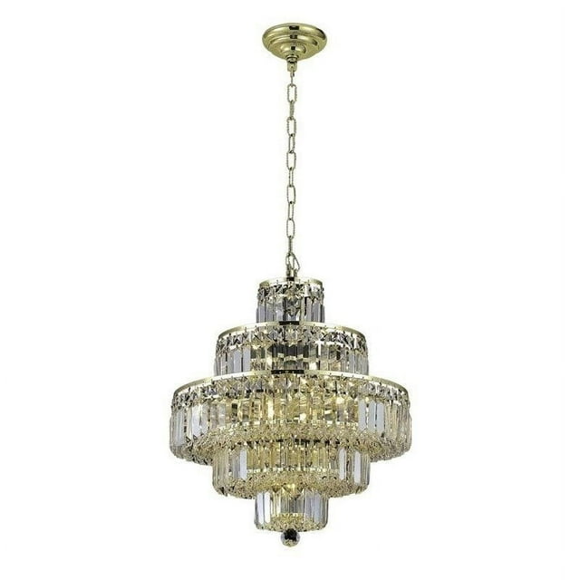 Elegant Lighting Maxime 20" 13 Lustre en Cristal Royal Léger