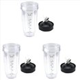 thumbnail image 1 of 3X Piezas de Repuesto de Licuadora para , Cuchilla Extractora de 7 Aletas de de 24Oz, para Auto IQ BN801 SS101 BL480-30 BL641, 1 of 5