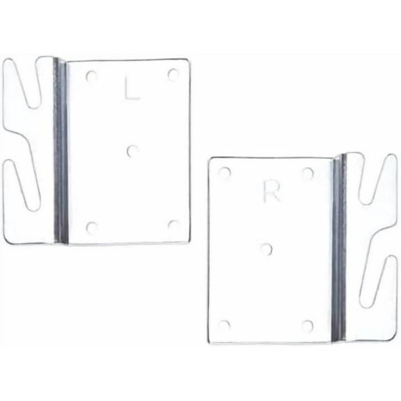 1Pair Heavy Duty Universal Wood Bed Silvery Rail Hook Plates Adjustable Headboard Brackets for Wood Bed Frame Replacement Parts & Furniture Repair$$Home Decor, Kitchen, & Other