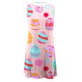 thumbnail image 5 of FcBaudy Robe Sans Manches Col Rond, Robes d'Été pour Femmes, Robes Boho Imprimé Floral d'Été Sans Manches T-Shirt Plage Mini Robes Femmes, 5 of 5