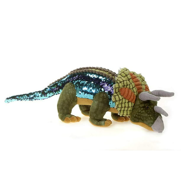 Fiesta Toys Reversible Sequin Triceratops Dinosaur 22