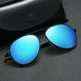 thumbnail image 3 of Polarized Sunglasses for Men, Metal Frame Vintage Style UV400 Protection, TAC Lenses, 3 of 4