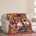 thumbnail image 2 of Football Blanket Football Gifts Throw Blankets Cozy Fleece Flannel Blanket Soft Warm Plush Lightweight Rugby Football Bedding for Player Men Women Boys Girls Adults Teens for Couch Sofa Bed 40"X50", 2 of 6