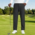 thumbnail image 2 of Cmfcve Mens Dress Pants Plus Size Slim Fit Flat Front Chinos Casual Straight Leg Business Trousers, 2 of 8