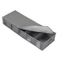 thumbnail image 3 of Bolsa De Almacenamiento, Cómoda Debajo De La Cama Con Ventana Transparente Y Asas - Almacenamiento Para Ropa, Juguetes Gris, 3 of 8
