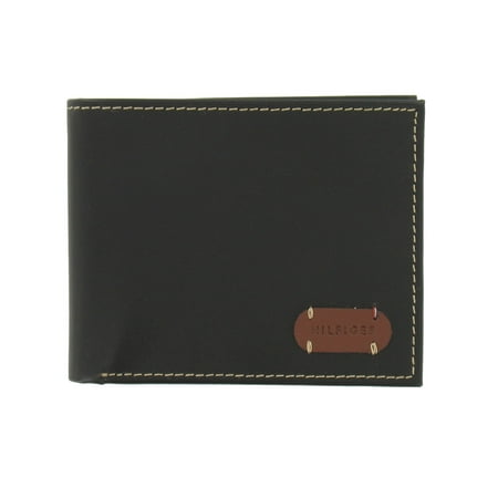 Tommy Hilfiger Men's Bi-Fold Wallet 2-Fold (Brown)