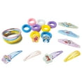 thumbnail image 5 of Luv Her Girls' Hair Accessories Set - 20 Pack Featuring Disney Alice in Wonderland - Includes 3 Barrettes, 4 Snap Clips, 5 Elastics, 8 Terry Ponies - Everyday Wear, Special Occasions, 5 of 6
