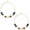 Navy Blue, variant on Natural Stone Beaded Hoop Earrings for Women, Boho Handmade Lightweight Hypoallergenic Trendy Summer Beach Accessories Fashion Jewelry Gift[n9015]