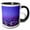 Black/White, variant on 3drose, Arizona, Grand Canyon Np, Point Imperial - Us03 Bja0040 - Jaynes Gallery, 11oz Two-tone Black Mug