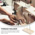 thumbnail image 3 of Sewing Machine Universal Thread Stand Plastic 3 Spools Holder Household Thread Holder for Sewing Embroidery (White), 3 of 8