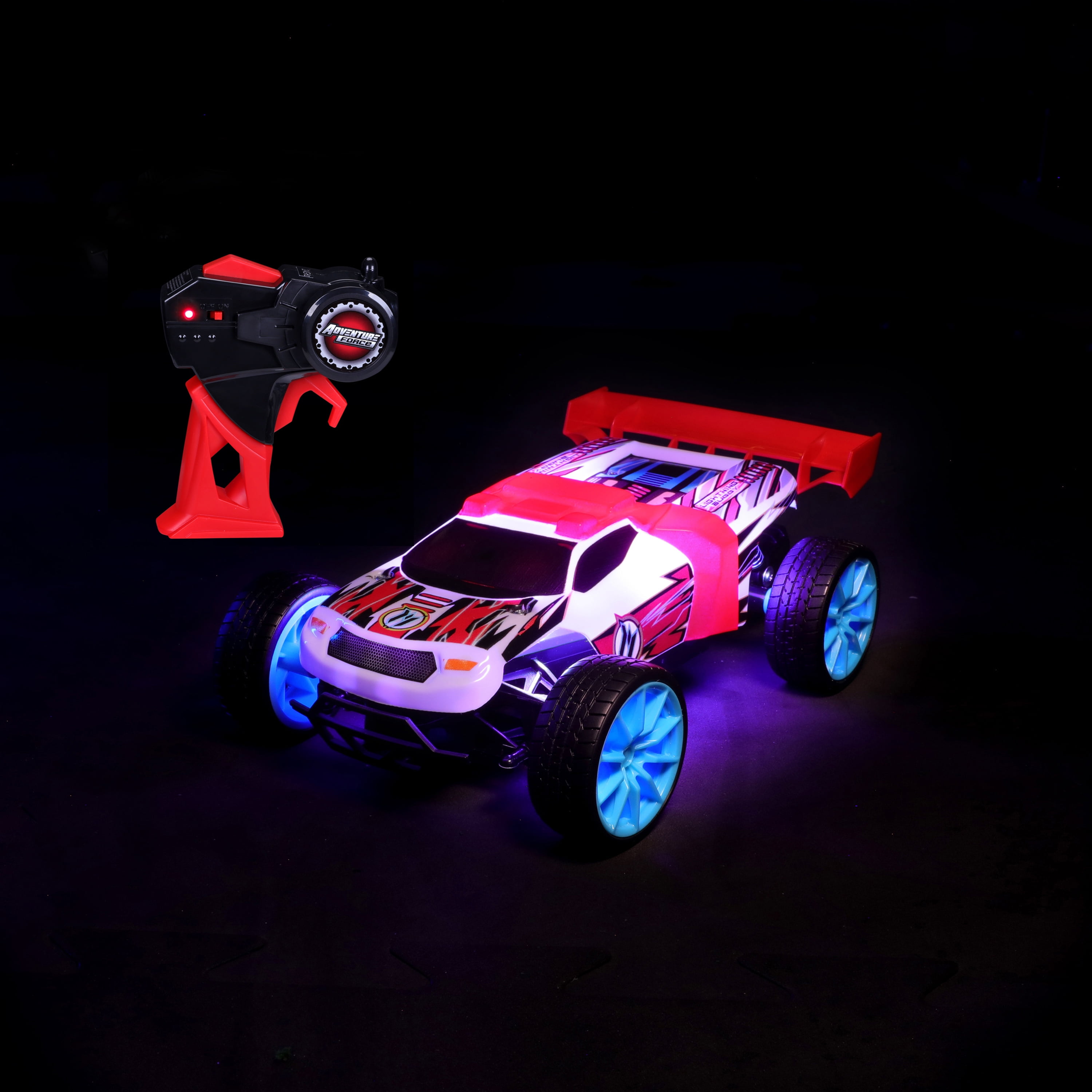 Adventure Force Glow in the Dark Lightning Buggy Radio Control RC Car