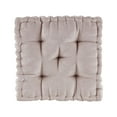 thumbnail image 4 of Regency Heights Square Tufted Floor Pillow, Meditation Seating Cushion , Chenille Sitting Pillows Floor and Chair Cushion for Yoga Living Room Balcony Office Outdoor, 20" x 20" Blush, 4 of 6