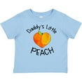 thumbnail image 3 of Inktastic Daddy's Little Peach Cute Peach Heart Boys or Girls Baby T-Shirt, 3 of 5