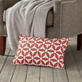 thumbnail image 2 of Greendale Home Fashions 22" x 14" Orange Rings Cotton Canvas Decorative Pillow, 2 of 4
