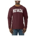 thumbnail image 2 of Wild Bobby State of Nevada College Style Men Long Sleeve Shirt, 2 of 6