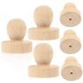 thumbnail image 5 of Manijas de sello de madera de 6 piezas reemplazos de sello Partes de sello de madera, 5 of 5