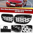 thumbnail image 4 of Gloss Meteor Latest Style Grille for - 3 Series E92 E93 2010-2015 51137254969 51137254970, 4 of 5