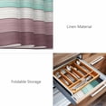thumbnail image 6 of Placemats Set of 6, Purple Green Wood Grain Woven Placemat, Linen Place Mats for Kitchen/Dining Tables, Rustic Retro Wooden Plank Washable Table Mats for Party, 6 of 8