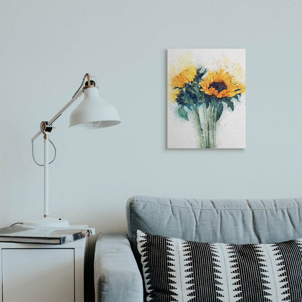 Stupell Industries Sunflower Assortment with Watercolor Accent Designed by Ziwei Li