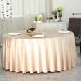 thumbnail image 2 of Mantel redondo de terciopelo premium BalsaCircle de 120" color champán para eventos, catering, banquetes y mantelería., 2 of 7