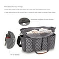 thumbnail image 2 of Diaper Bag Tote with Pacifier Holder Travel Diaper Bag with Adjustable Shoulder Strap and Insulated Pockets, Gray, 2 of 7