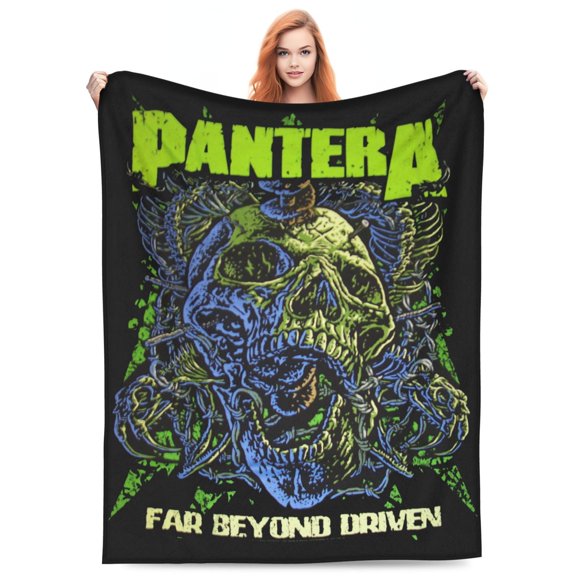 Pantera Far Beyond Driven Flannel Blanket Funny Ultra-Soft Micro Warm Throw Blanket Fleece Blanket Interesting Gift 80"X60"