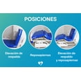 thumbnail image 3 of Cama Hospital Electrica GAMBIMEDIC 2 Funciones Lujo Incluye Colchón y Portasuero Ruedas con Freno Control Electrico, 3 of 9