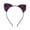 Purple, variant on Bmisegm Leopard Cat Ears Headbands Glitter Flocking Cat Ear Headband for Woman Party Supplies Purple