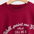 thumbnail image 5 of Well Paint Me Green And Call Me A Pickle Because I'm Done Dillin’With You People Sweatshirts for Women Pullover Tops, 5 of 7