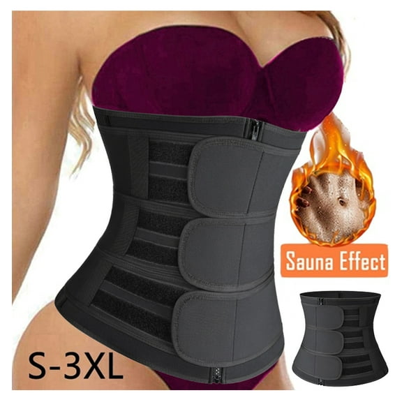MISS MOLY Women Waist Trainer Weight Loss Corset Trimmer Belt Waist Cincher Body Shaper