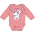 thumbnail image 3 of Inktastic I'm Purrdy Cute White Kitty Cat Boys or Girls Long Sleeve Baby Bodysuit, 3 of 5