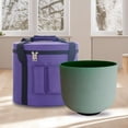 thumbnail image 3 of KVKA 432 Hz Heart Chakra Crystal Singing Bowl Green Color Singing Bowls F Note 8 Inch With Carrying Case (432hz, F Note Heart Cha, 3 of 9